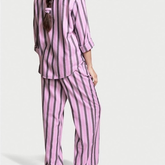 Victoria's Secret Purple Striped Pajama Set - Picture 2 of 9